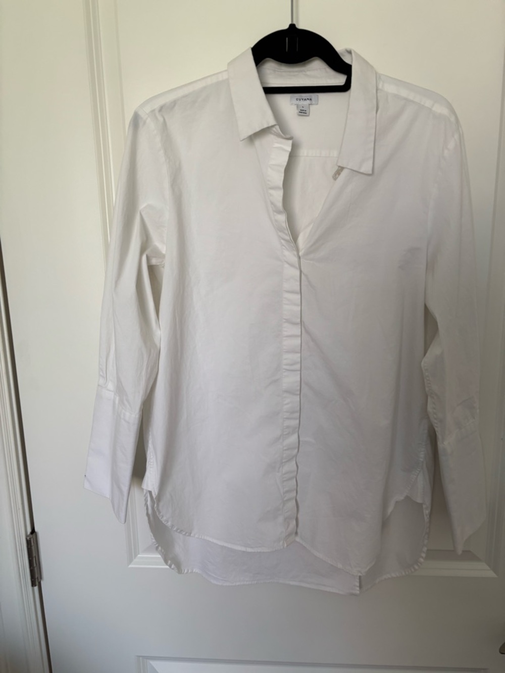 Cuyana Pleat Back Button Down Blouse